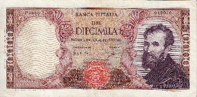 Beschrijving voorzijde: MICHAELANGELO